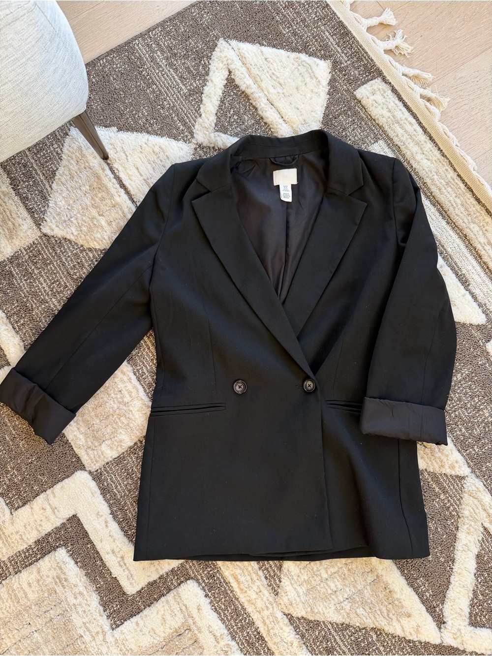 H&M double breasted blazer